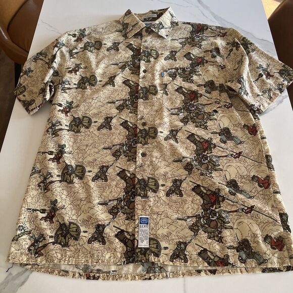 Vintage Marc Ecko Shirt Men's L The Blue Rhino Exhibit Graffiti Art Style Rare - Picture 1 of 11